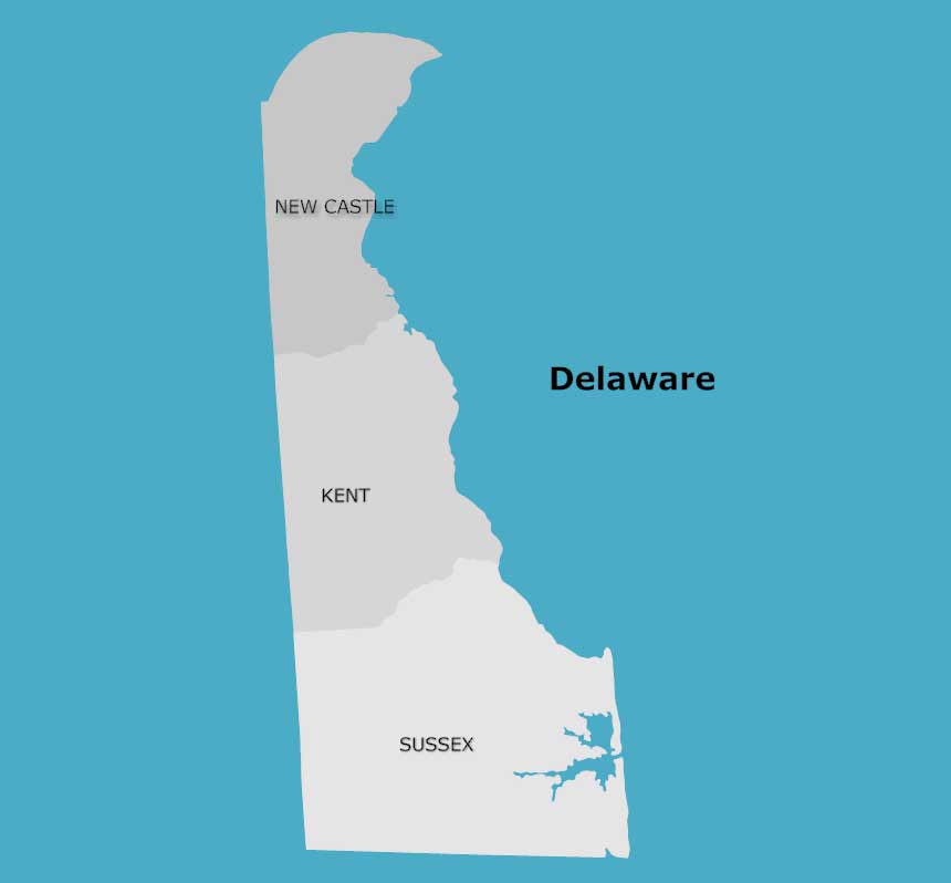 Delmarva Service Area Map